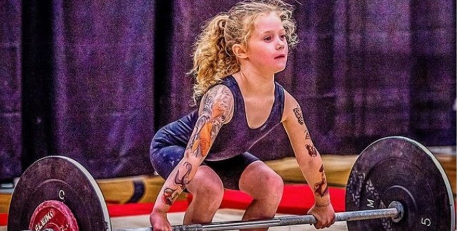 Рори Ван Ульфт, штанга 80 кг, силачка
