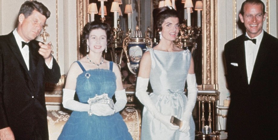 джон кеннеди, королева елизавета