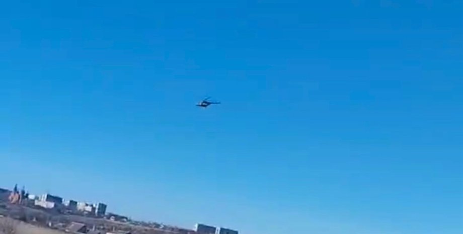 вертолет, вертолет, самолет, Мариуполь, Азовсталь