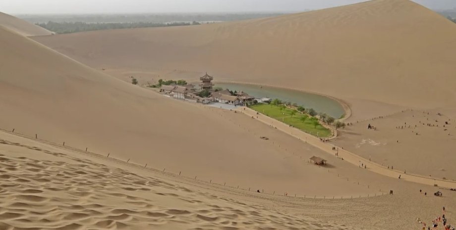пустыня, дюны, дюны дуньхуан
