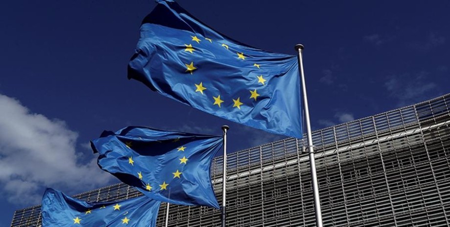 Флаг, Евросоюз, ЕС, Европа, Испания, война в Украине