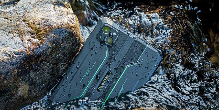 планшет Oukitel RT3, планшет в воде