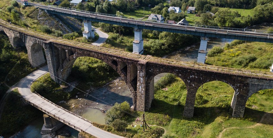 Ворохта, виадук, достопримечательности Карпат
