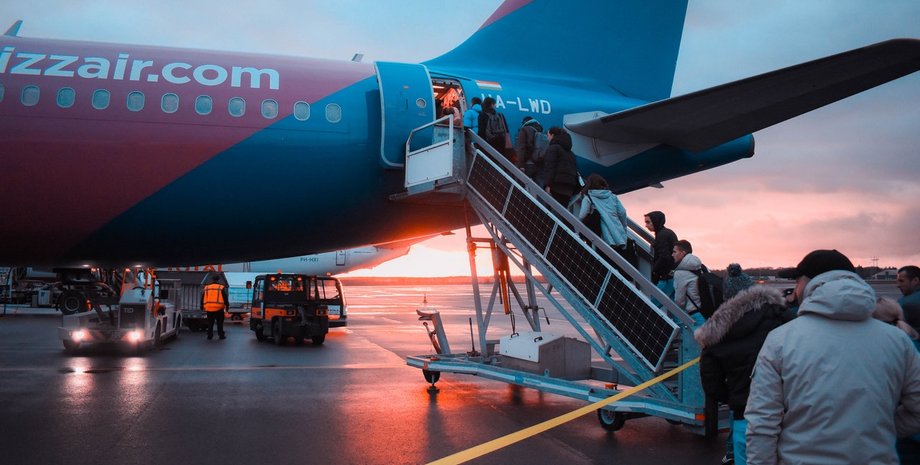 самолет, открытое небо