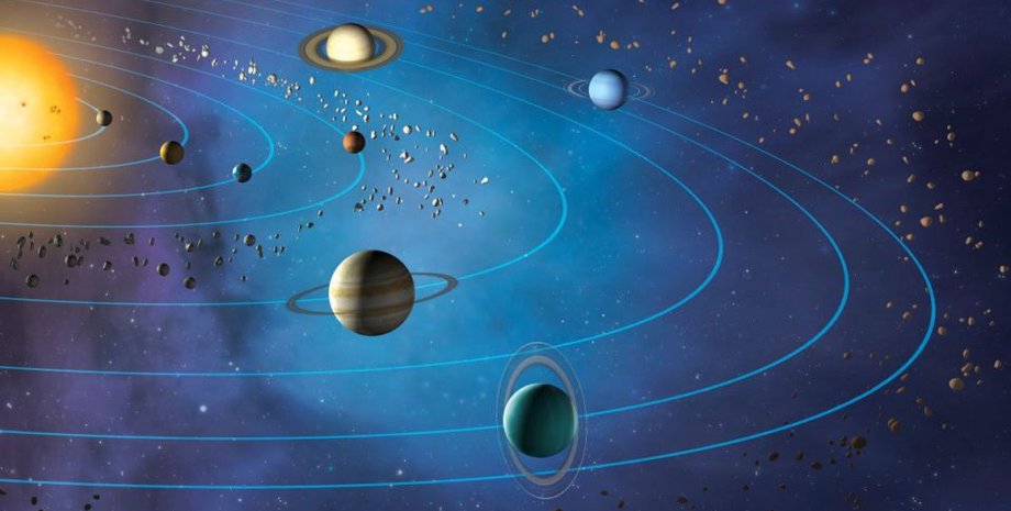 Солнечная система, планеты, кометы, астероиды, Солнце, фото