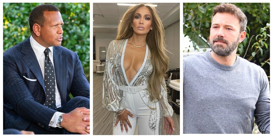 Алекс Родригес, Дженнифер Лопес, Бен Аффлек