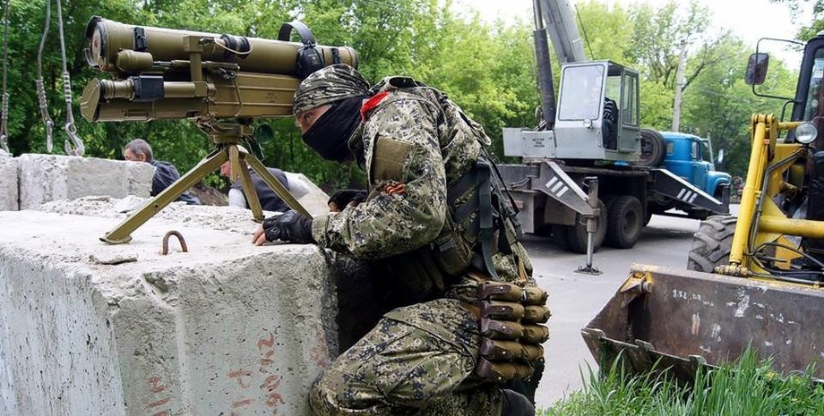 Боевики в Донбассе / Фото: Ridus.ru, Андрей Краснощеков