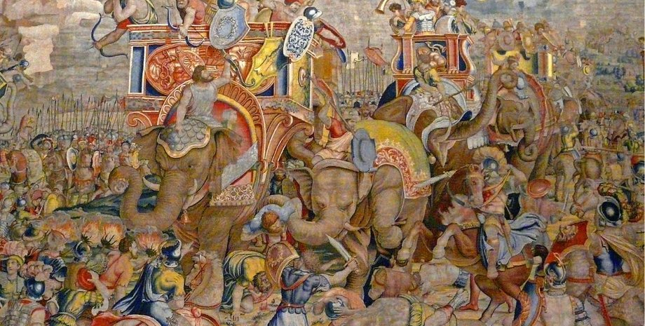 бойові слони Битва при Замі