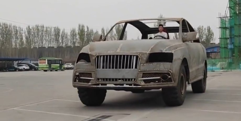Audi, Audi Q7, Кроссовер, Авто, Автомобили, Фото, Китай, Умелец, Видео, Энтузиаст, Металлолом