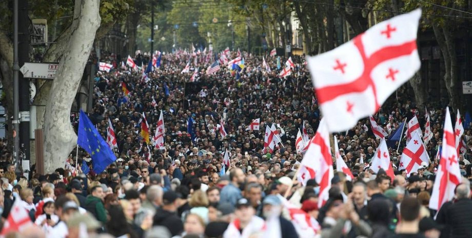 Грузия местные выборы "Грузинская мечта" протесты