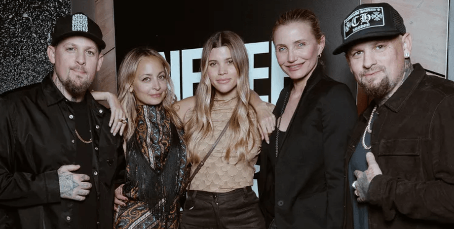 Кемерон Діас, сім'я Кемерон Діас, Бенджі Медден, Джоел Медден, Ніколь Річі