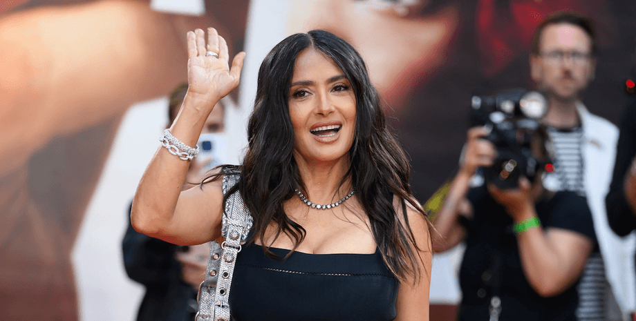 Сальма Хайек, клипни дважды, Зои Кравиц Ченнинг Татум, Сальма Хайек стиль, лондон, красная дорожка, франсуа-анри пино