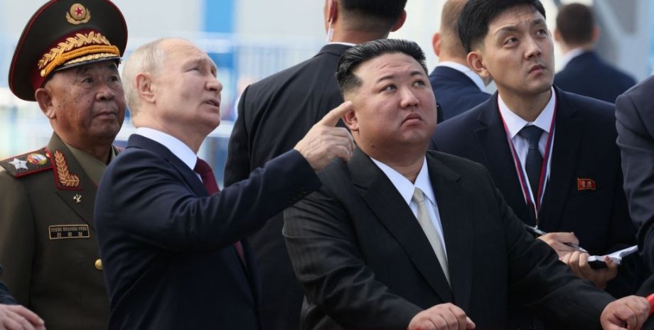 Владимир Путин, Ким Чен Ын, Россия, КНДР, Северная Корея, поставки оружия, фото
