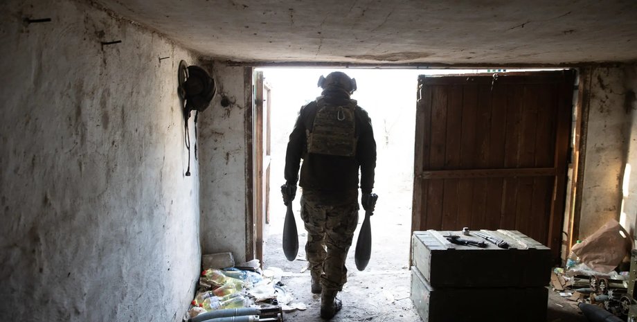 Українські військові на передовій у Донецькій області