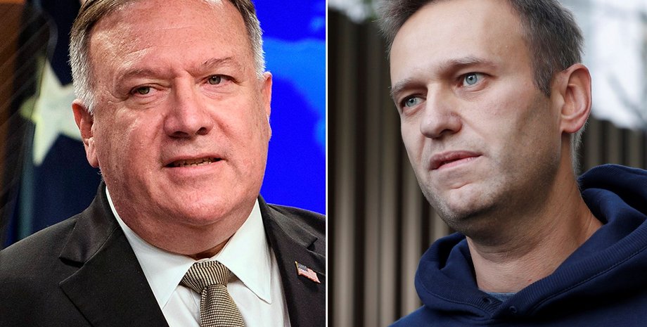Майк Помпео і Олексій Навальний