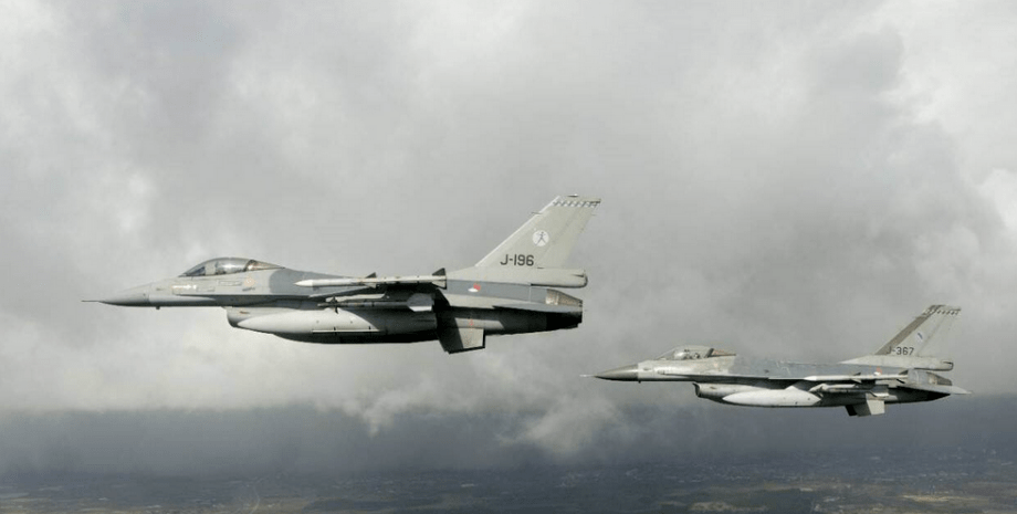 Літаки F-16, винищувачі, борти