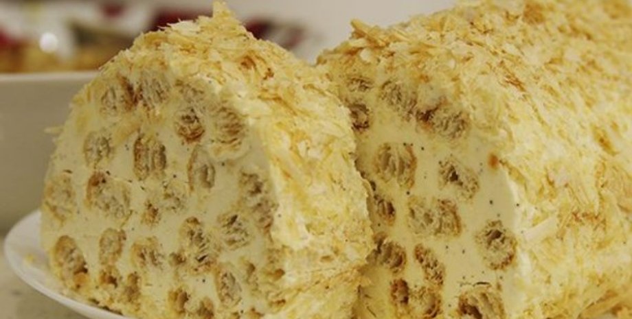 різдвяне поліно, рецепт торта, простий рецепт торта, рецепти випічки, торт на новий рік