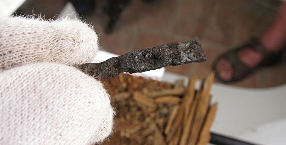 гвоздь, распятие христа, милевский монастырь