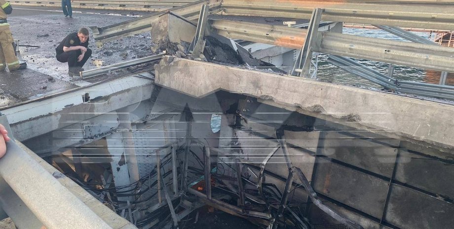 Кримський міст, атака на кримський міст, кримський міст вибух,