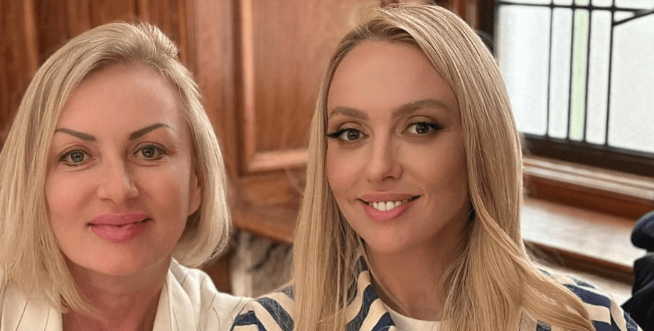 Оля Полякова с мамой, день рождения, поздравления, мама оли поляковой, дети оли поляковой, светлана полякова