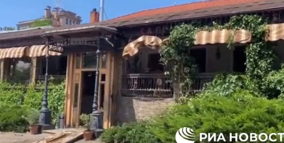 Взрыв в Херсоне в кафе Nostalgie