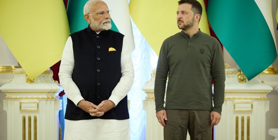 Нарендра Моди, Владимир Зеленский, Зеленьский Моди, саммит мира в индии