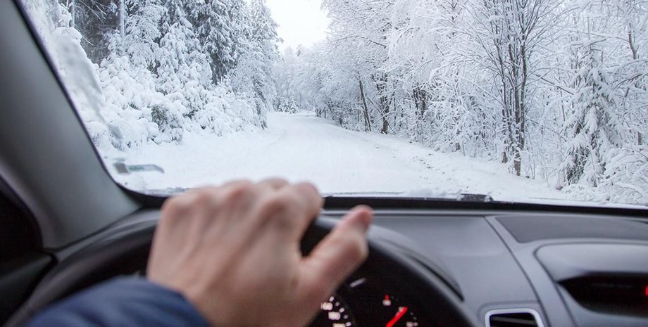 Авто, зима, машина, обігріва