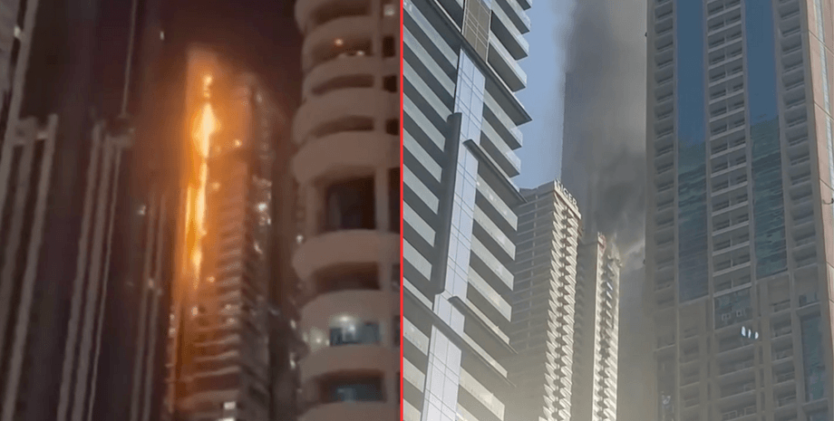 13 июня вспыхнул пожар в Дубае