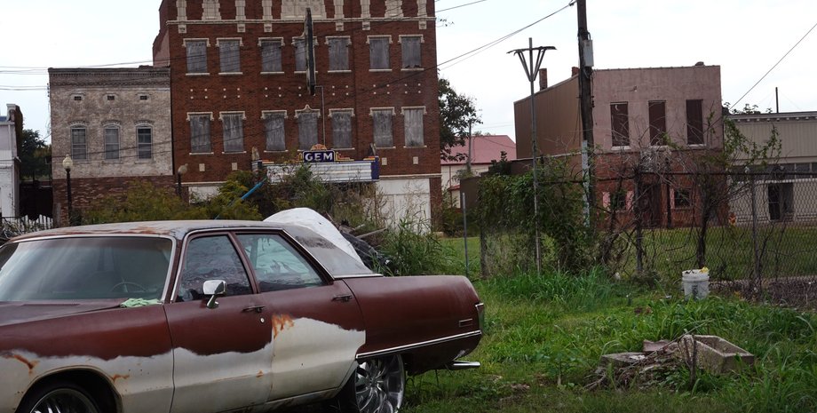 Город-призрак, США, Кейро, город Кейро, Кейро США, Кейро Иллинойс, штат Иллинойс