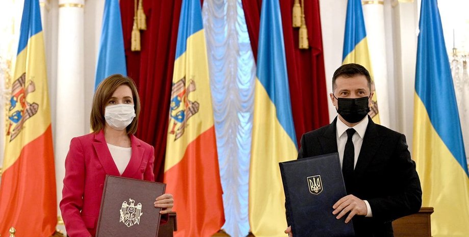 Майя Санду, Владимир Зеленский, президент, Украина, Молдова