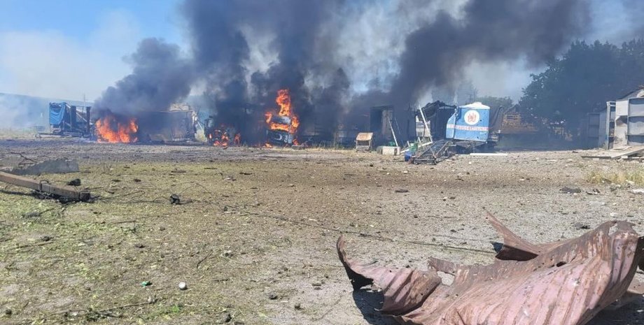 Орехов, атака, обстрел, ВС РФ, ВСУ, контрнаступление