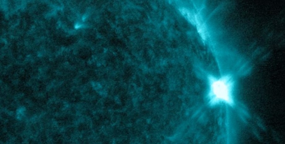 Вспышка на Солнце класса М5.5