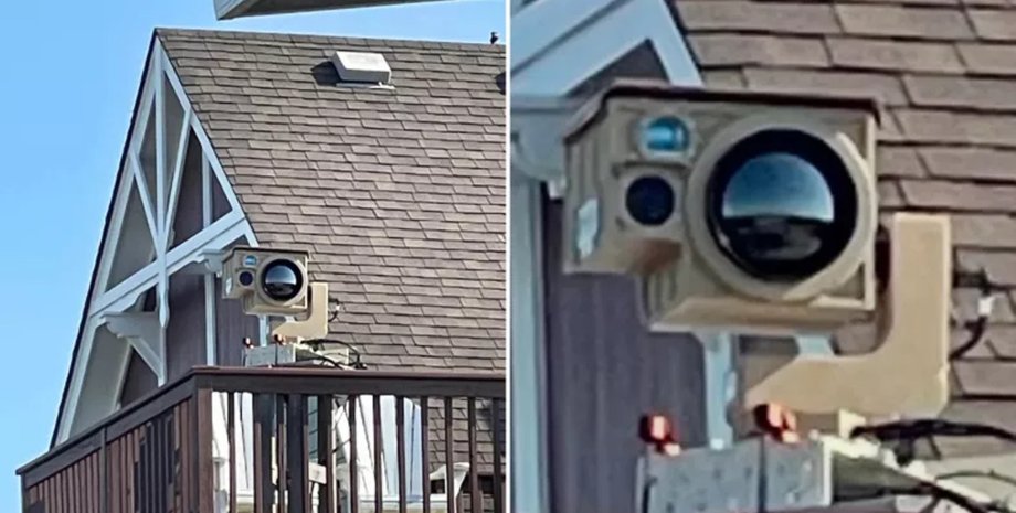 Женщина заметила камеру соседа направленную на свой дом