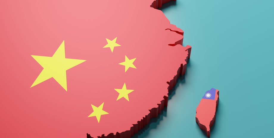 китай, тайвань, карта