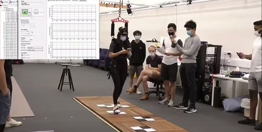 ходьба, падение, текстовые сообщения