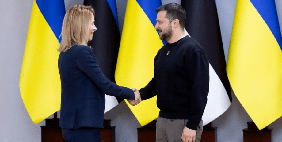 Кая Каллас и Владимир Зеленский Кая Каллас, Владимир Зеленский, фото