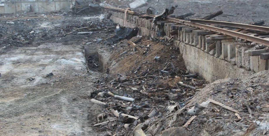 Последствия пожара в Сватово / Фото: facebook.com/MykolaChechotkin