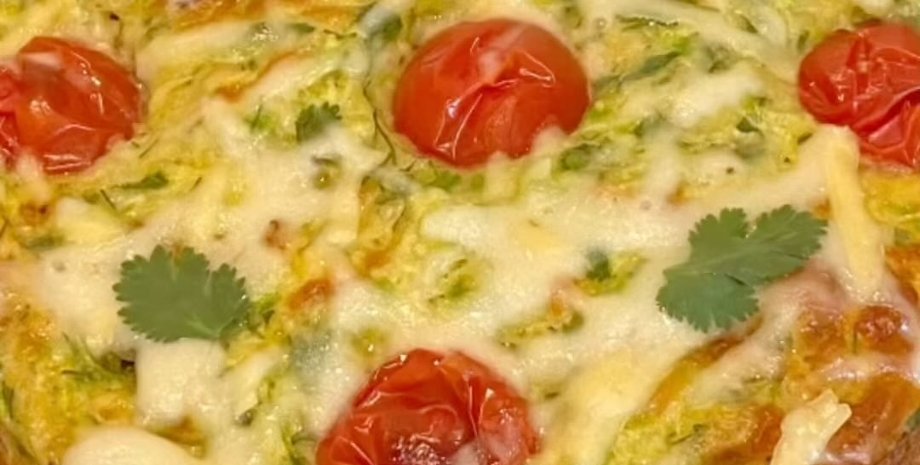 кабачки, пицца, пицца из кабачков