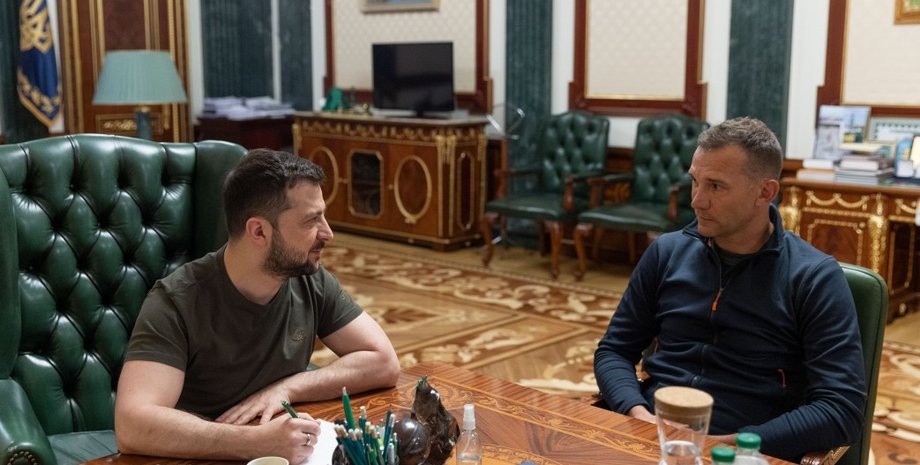 Владимир Зеленский, Андрей Шевченко, Зеленский Шевченко