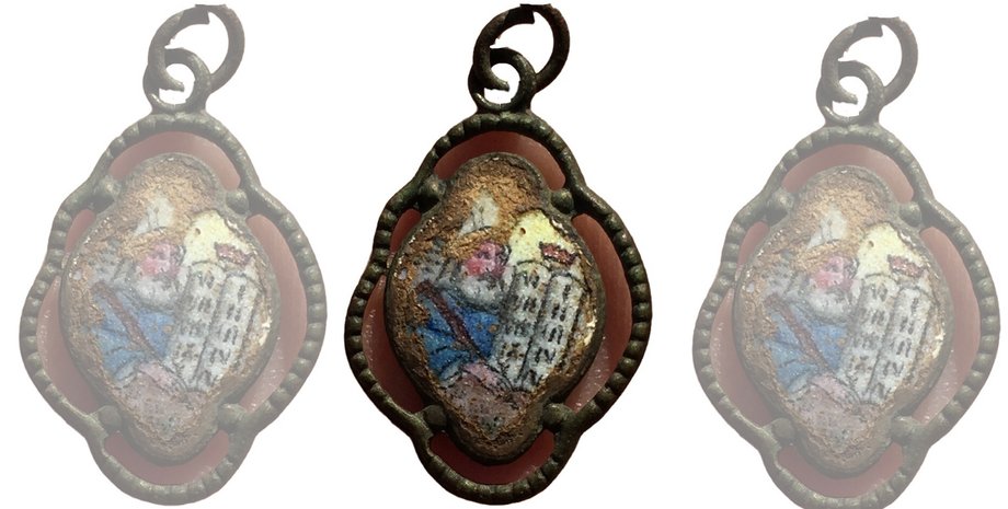 кулон, Мойсей, скрижалі Завіту, фото