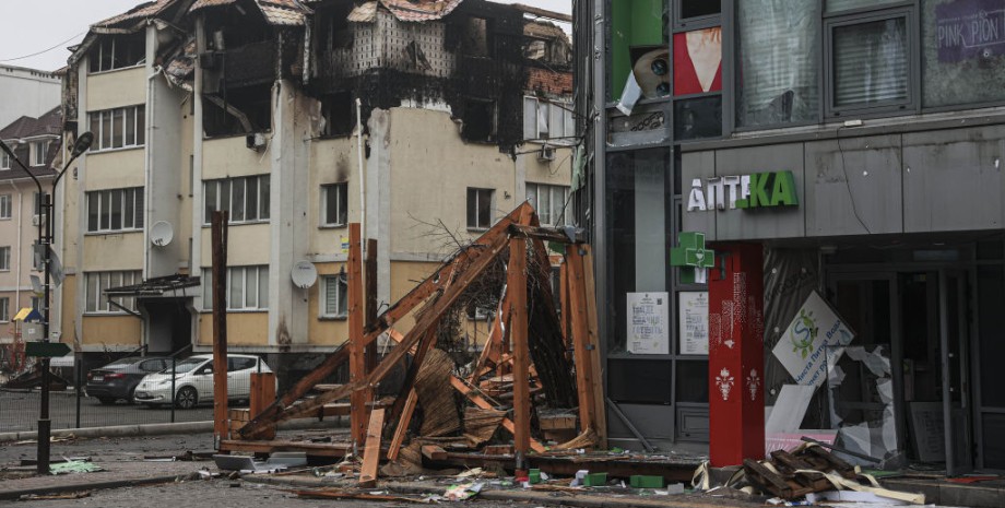 Зруйновані будинки в Україні Війна, Україна, будинки, фото