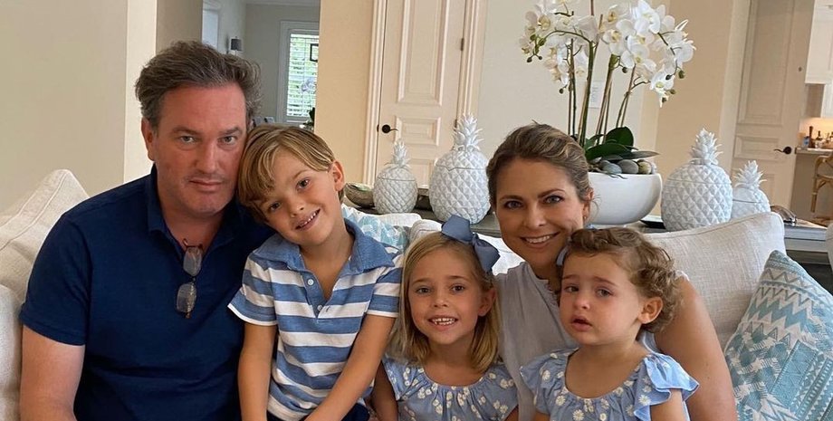 принцеса Мадлен, діти, сім'я