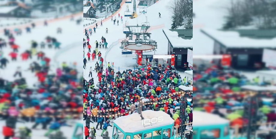 Буковель туристи