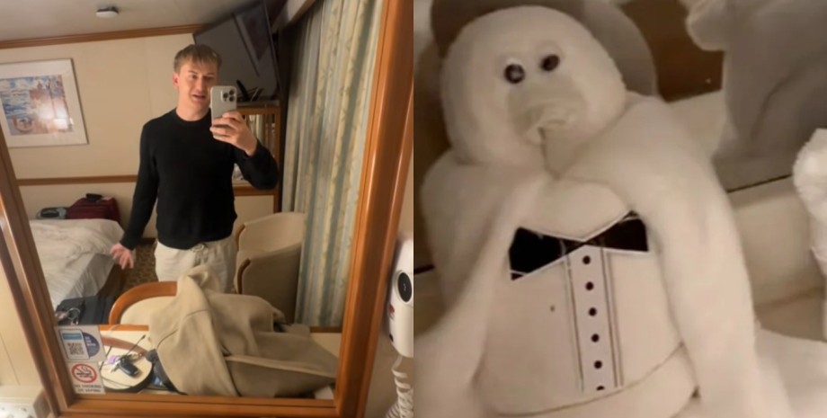 Мужчина сделал неожиданное открытие во время круиза Мужчина узнал правду об полотенечных фигурках для украшения кают, которые используют на круизных лайнерах