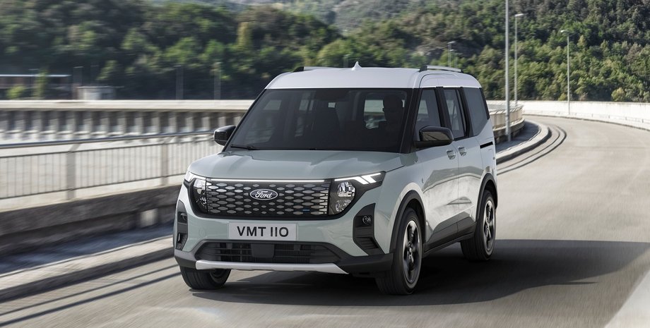 Ford Tourneo Courier, новый Ford Tourneo, Ford e-Tourneo, электромобиль Ford, минивэн Ford