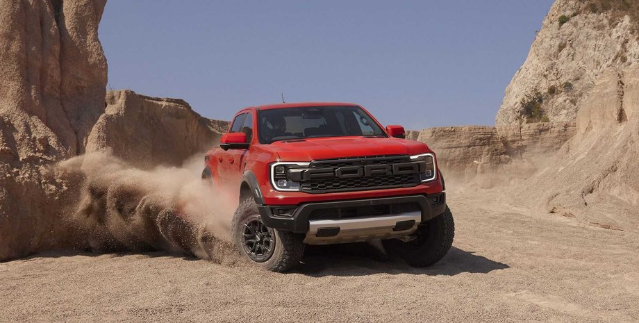 Ford Ranger Raptor, Ford Ranger Raptor 2022, новый Ford Ranger Raptor, Ford Ranger 2022, пикап Ford