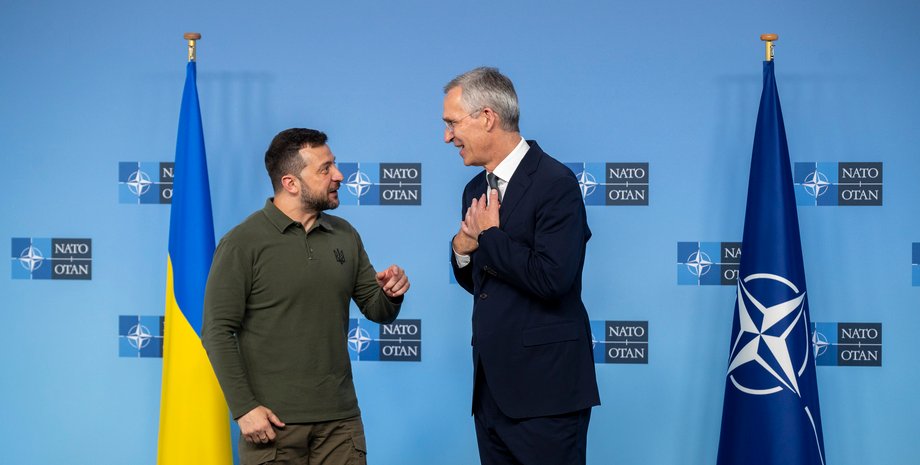 Президент Украины и генсек НАТО