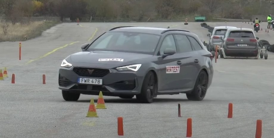 Seat, Cupra, Cupra Leon, Cupra Leon Sportstourer, Лосиный тест, Управляемость, Эксперты, Видео, Авто, Автомобили