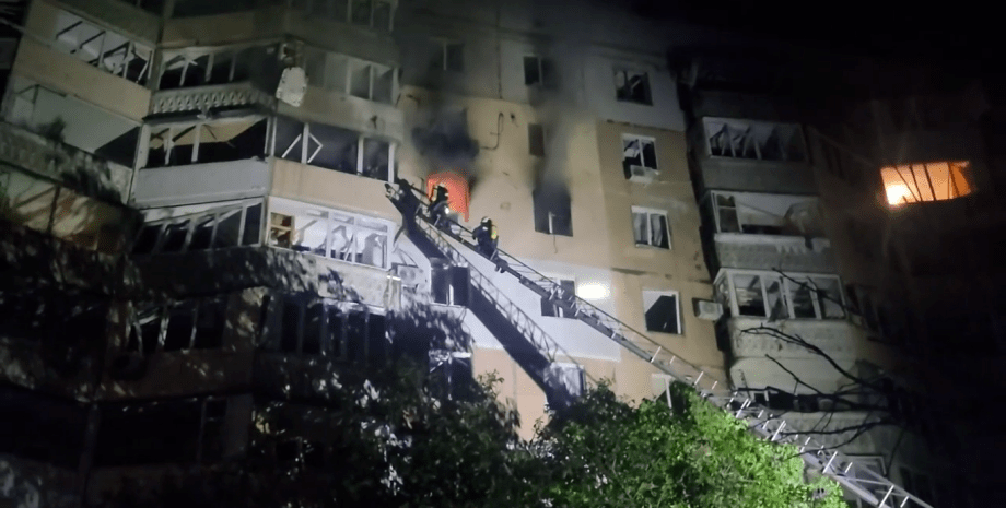 Одесса, пожар, обстрел, атака дронов, война в Украине