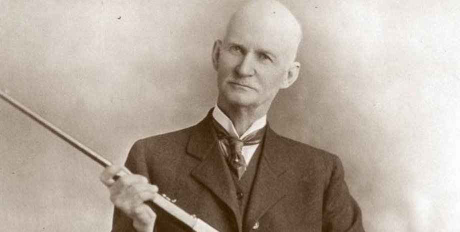 Джон Браунинг с ружьем в руках